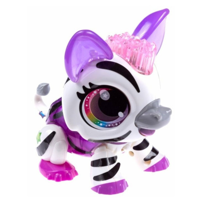Интерактивная игрушка РобоЛайф Зебра 1Toy Т16235